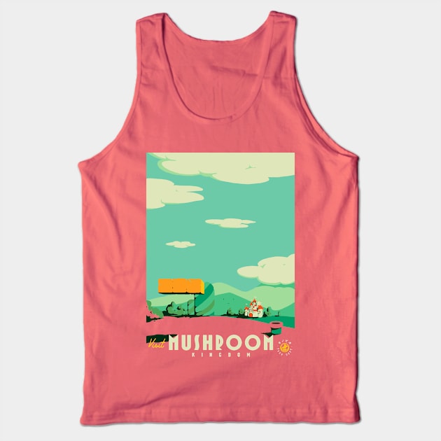 visit mushroom kingdom Tank Top by mathiole